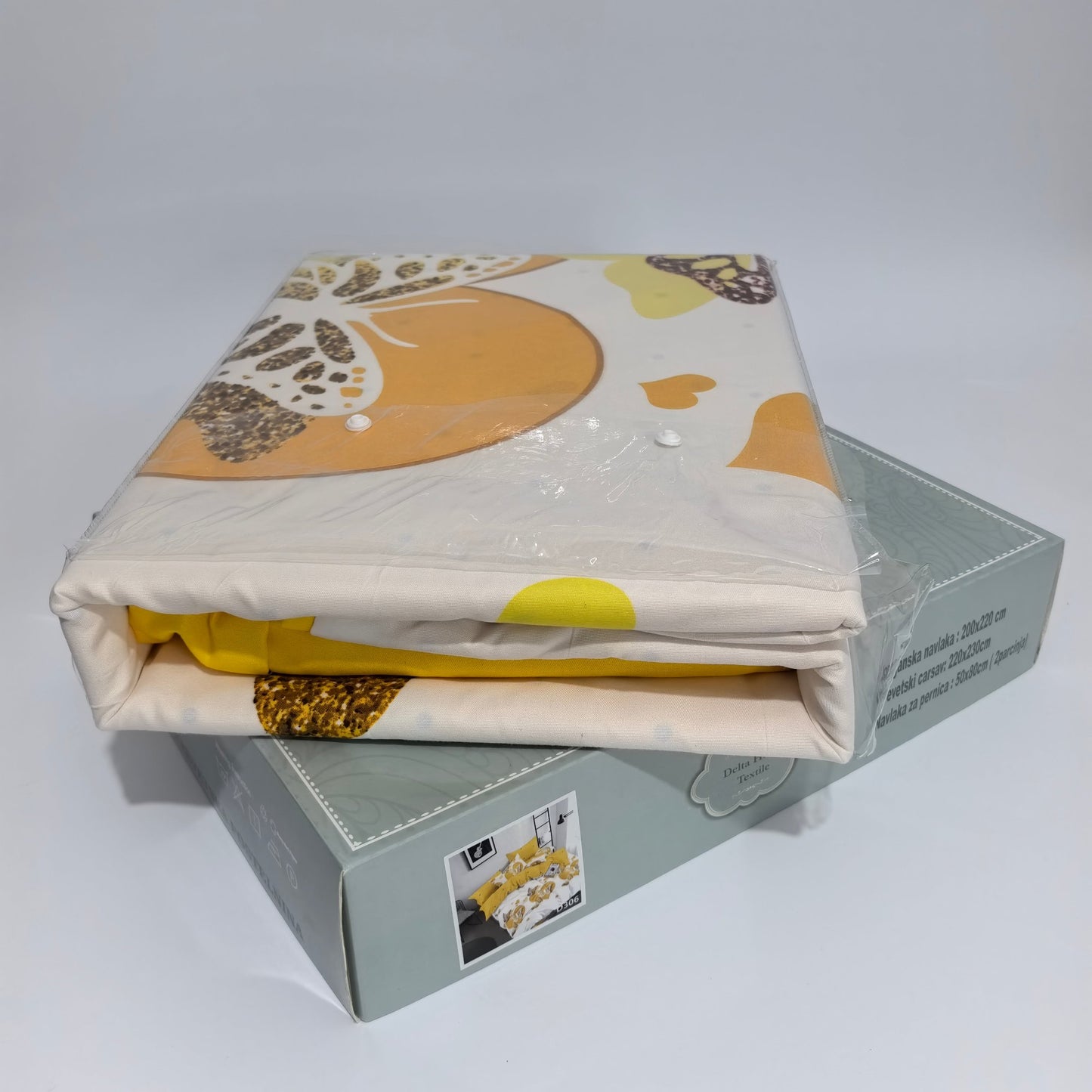 Posteljina pamuk-saten za francuski ležaj D040