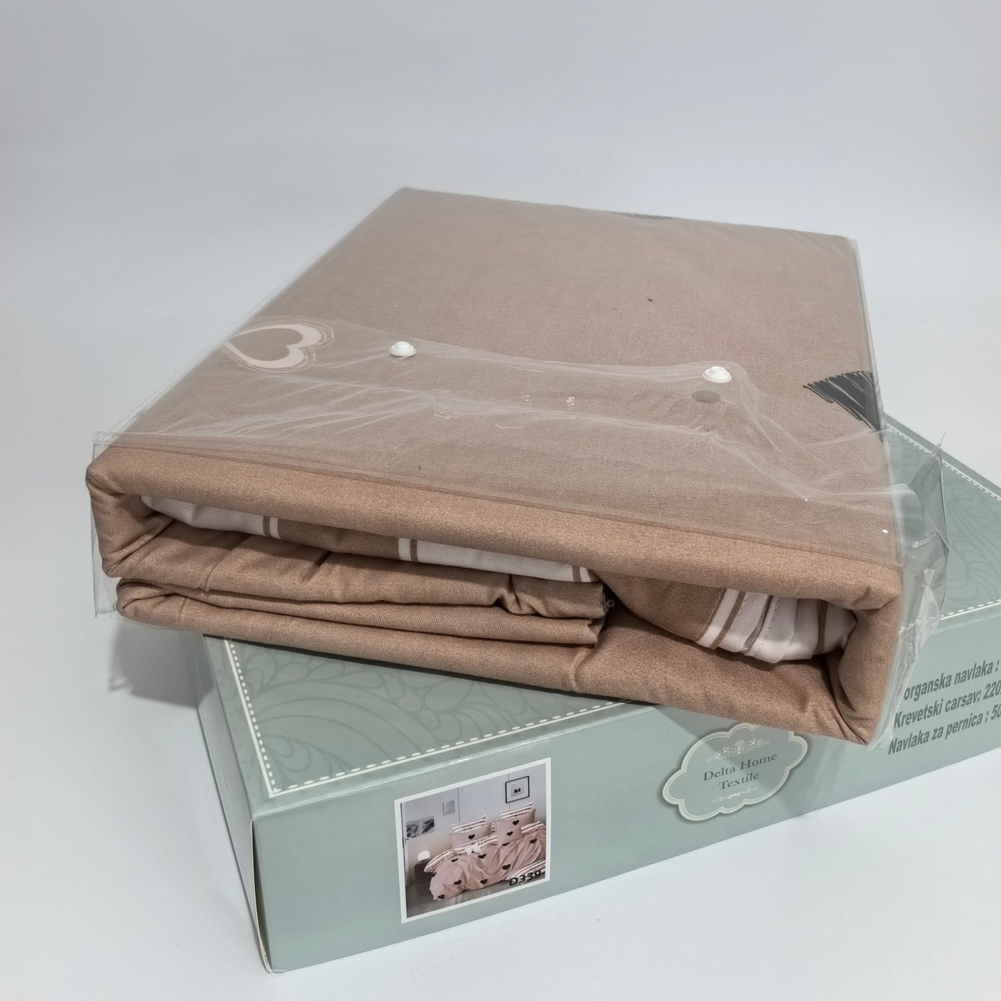 Posteljina pamuk-saten za francuski ležaj D005