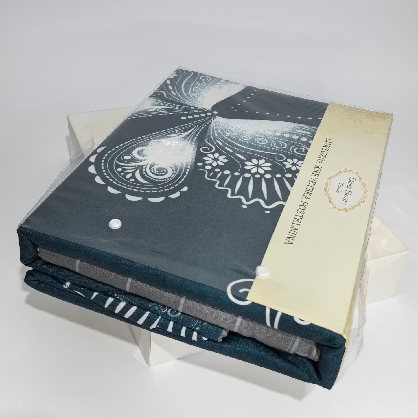 Posteljina pamuk-saten za francuski ležaj D021