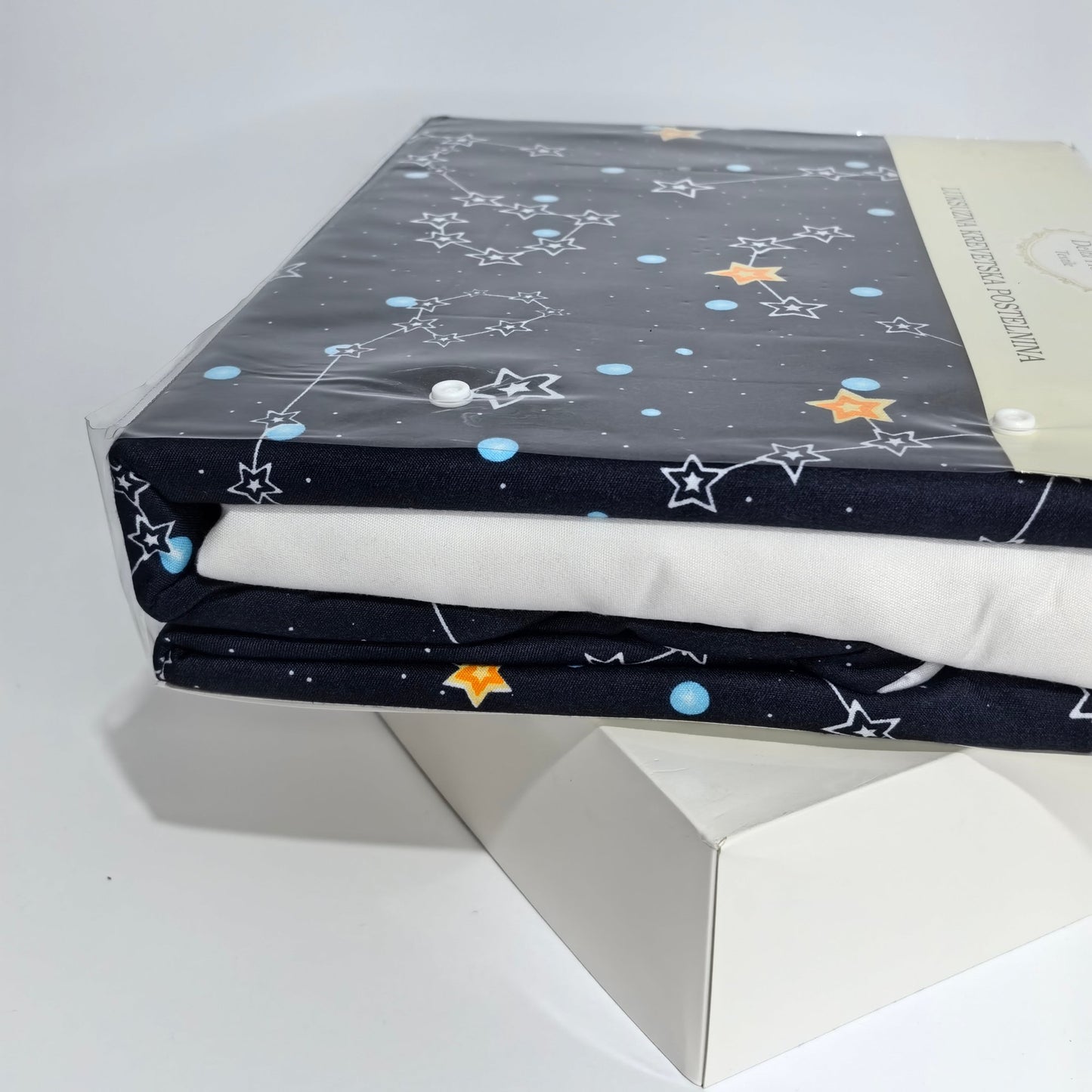 Posteljina pamuk-saten za francuski ležaj D006