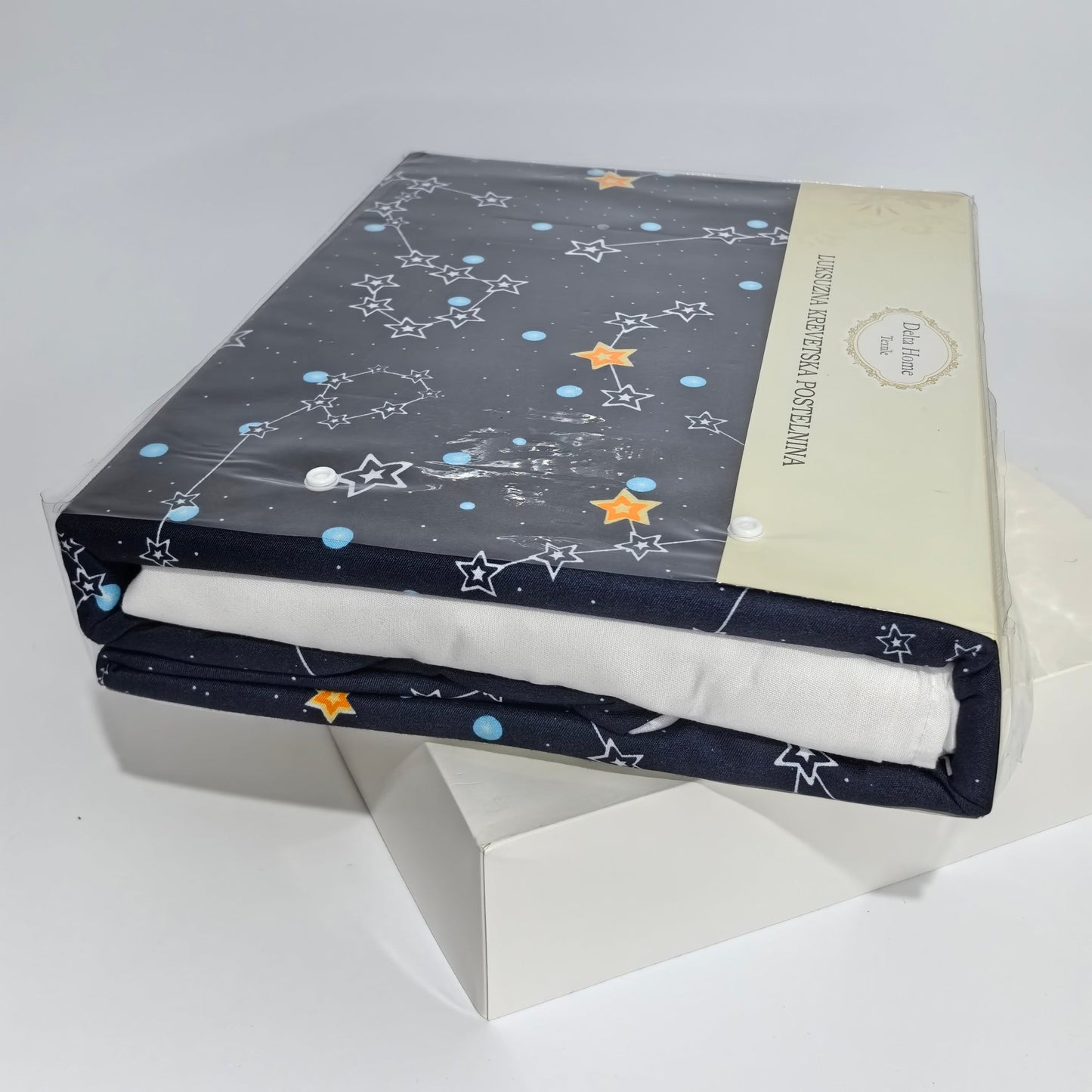 Posteljina pamuk-saten za francuski ležaj D006