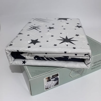 Posteljina pamuk-saten za francuski ležaj D004